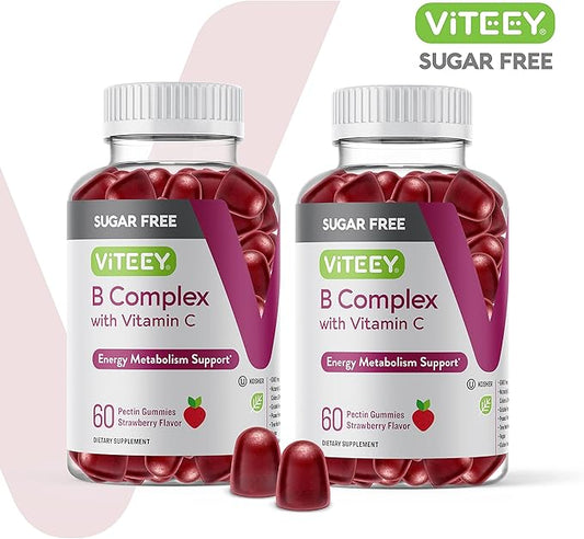 Vitamin B Complex Gummies with Vitamin B6, B12, B12, Folic