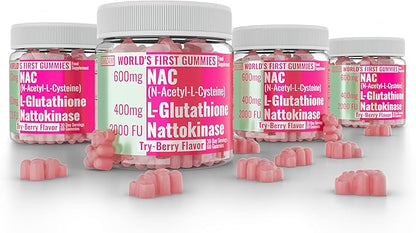 600mg NAC 2000 FU 100mg Nattokinase 400mg Reduced 1000mg 4000 4000 600 600 mg