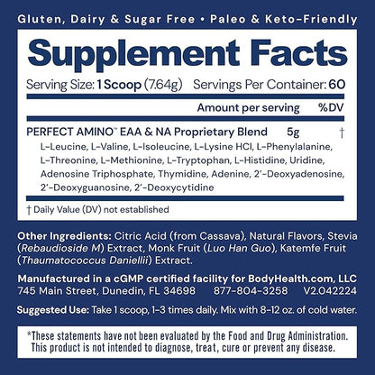 BodyHealth PerfectAmino Powder 60 Servings