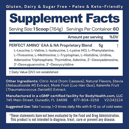 BodyHealth PerfectAmino Powder 60 Servings