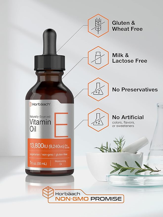 Horbäach Vitamin E Oil 13,800IU | 1oz |