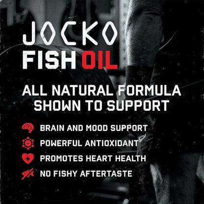 Jocko Fuel Omega 3 Fish Oil Supplement 2000mg Omega 3 Fatty (30 Capsules) (30 Day