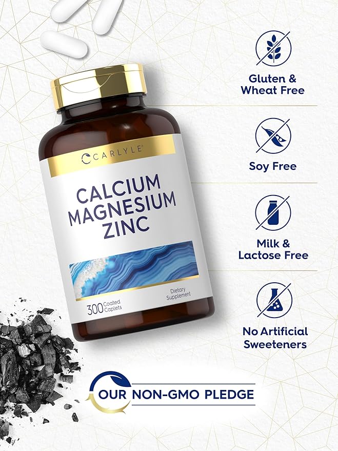 Carlyle Calcium Magnesium Zinc 300 Caplets