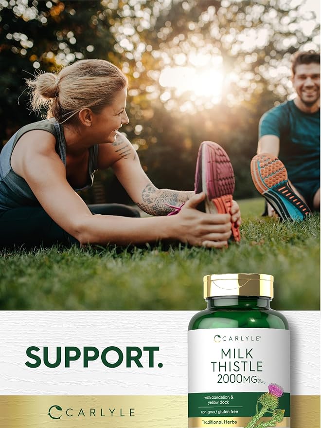 Carlyle Milk Thistle 2000mg 180 Capsules