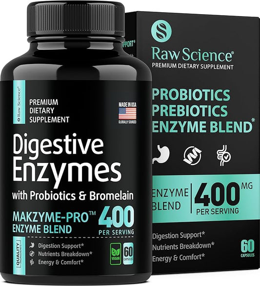 Digestive Enzymes With Probiotics for Women 60 Pills