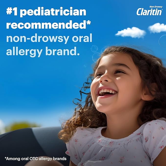 Claritin Children’s Chewables, 24-Hour Non-drowsy Kids 40 antihistamine
