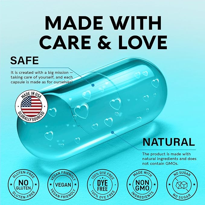 NAC Supplement | Selenium | B6 B12 - 600 mg 1200 mg 2 Month