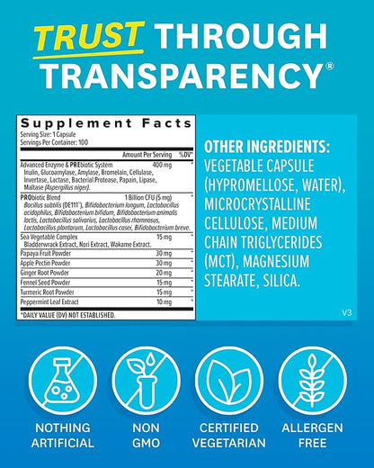 Zenwise Health Digestive Enzymes 100 Count