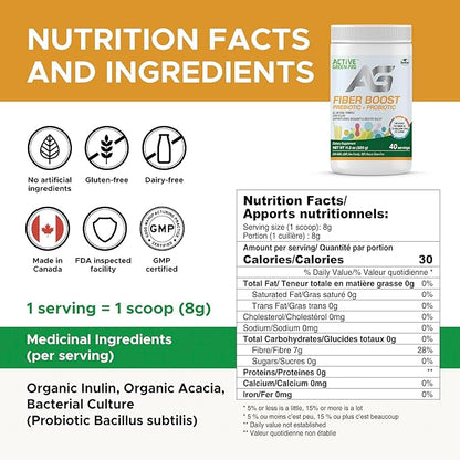 Fibre Boost Prebiotic + Probiotic 320g/40 Servings