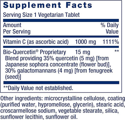Life Extension Vitamin C & Bio-Quercetin 250 Vegetarian