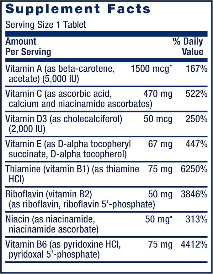 Life Extension One-Per-Day Multivitamin – Packed 25 Vitamins, 500 mg,