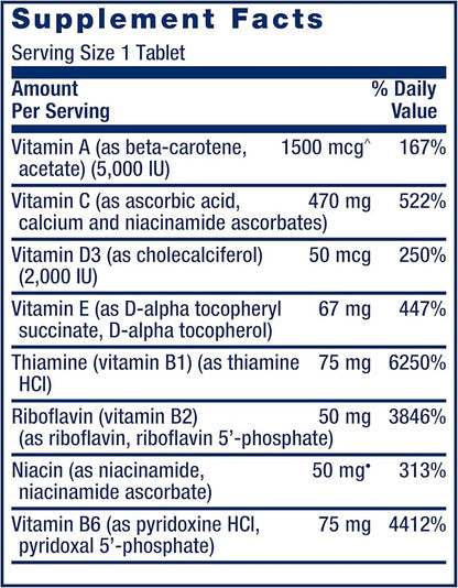 Life Extension One-Per-Day Multivitamin – Packed 25 Vitamins, 500 mg,
