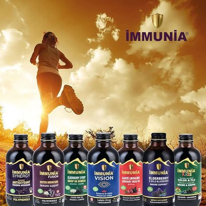 Immunia Elderberry & Wild Blueberry Concentrated. 24 Days/Bottle. 1-Pack