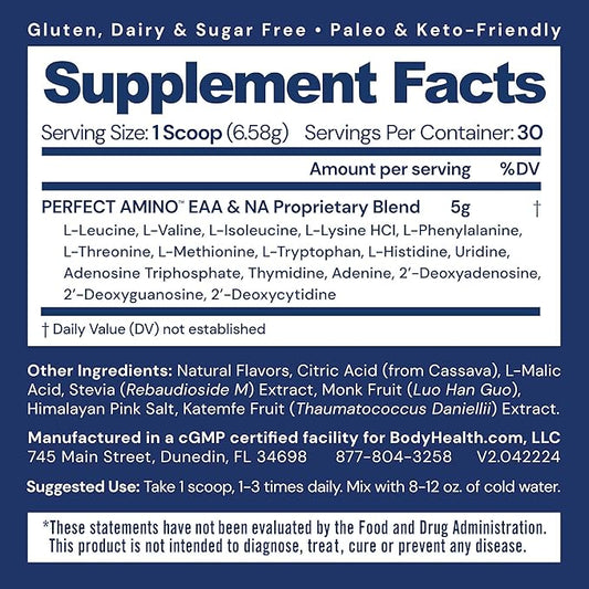 BodyHealth PerfectAmino Powder 30 Servings
