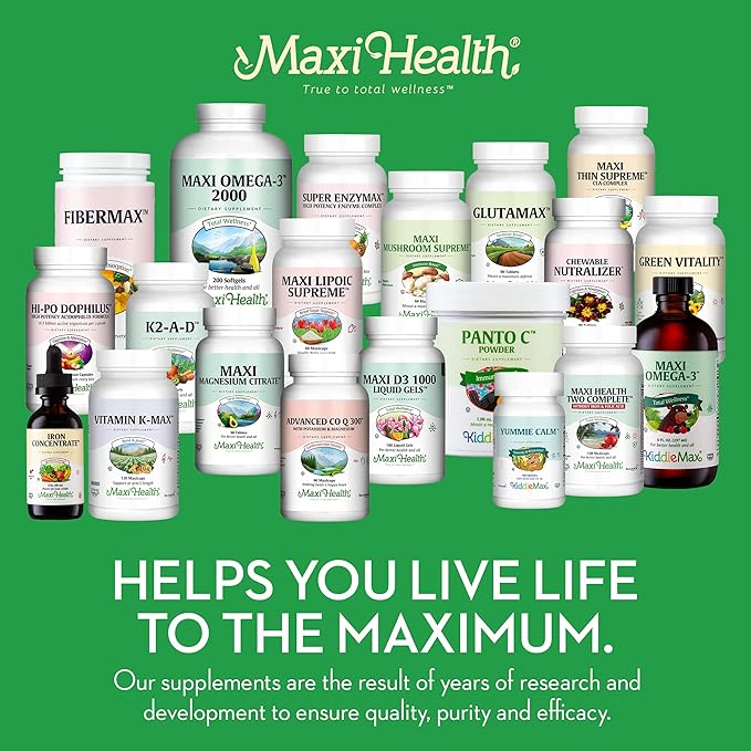 Maxi Health Calcium Magnesium Supplement D3 and (360 Tablets)