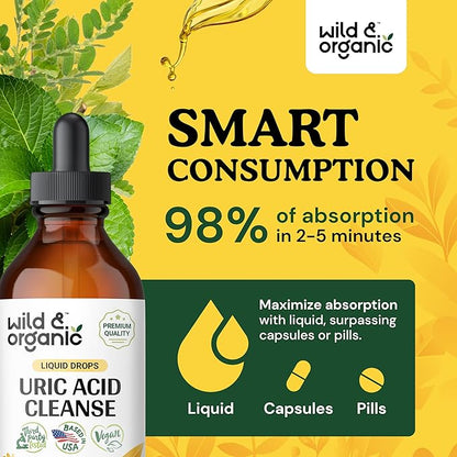Uric Acid Cleanse Liquid Supplement 4 fl