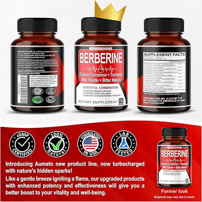 8 in 1 Berberine Supplement 13100mg per