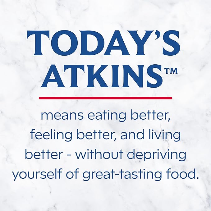 Atkins Strawberry Protein Shake, 15g Protein, Low Glycemic, 2g Net Carb, 1g Sugar, Keto Friendly, 12 Count