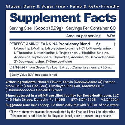 BodyHealth PerfectAmino Powder 60 Servings