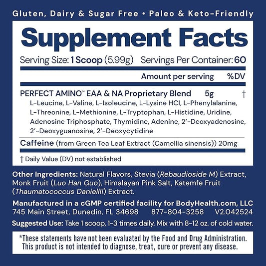 BodyHealth PerfectAmino Powder 60 Servings