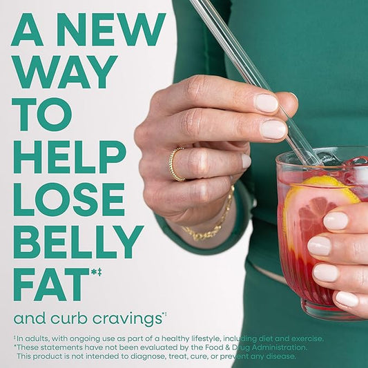 Nature’s Way Weight Manager Drink Mix, Helps Manage Cravings & Promotes Abdominal Fat Loss‡, with Clinically Studied Ingredients, Plant-Based Fiber, No Sugar Added, Mixed Fruit Flavored, 30 Packets