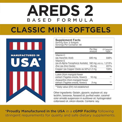 Viteyes AREDS 2 Classic Macular Health 180 Softgels