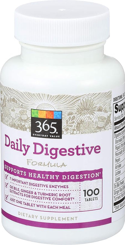 365 Everyday Value, Daily Digestive Formula, 100 ct