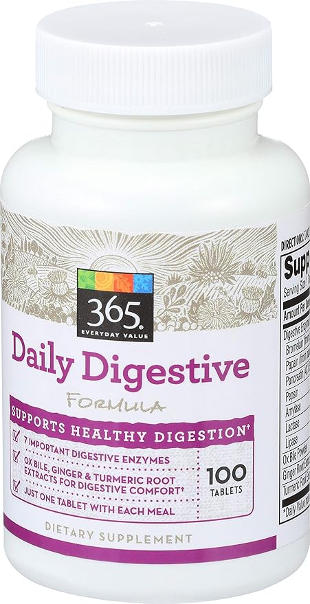365 Everyday Value, Daily Digestive Formula, 100 ct