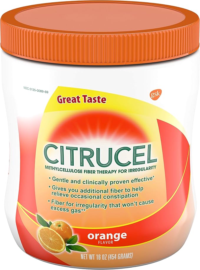 Citrucel Fiber Powder for Occasional Constipation 16 Ounces
