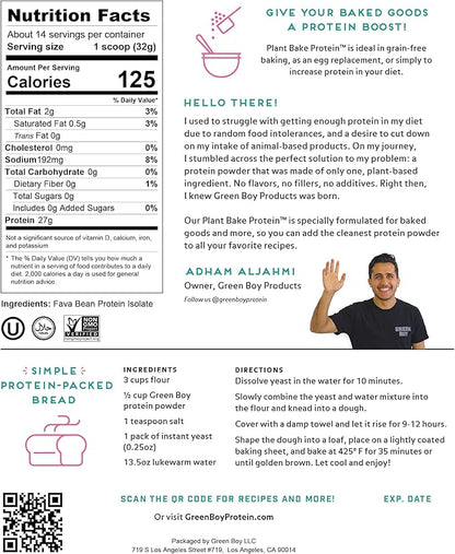 Plant Bake Protein Fava