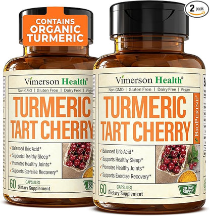 Turmeric Curcumin & Tart Cherry Extract 2 Pack