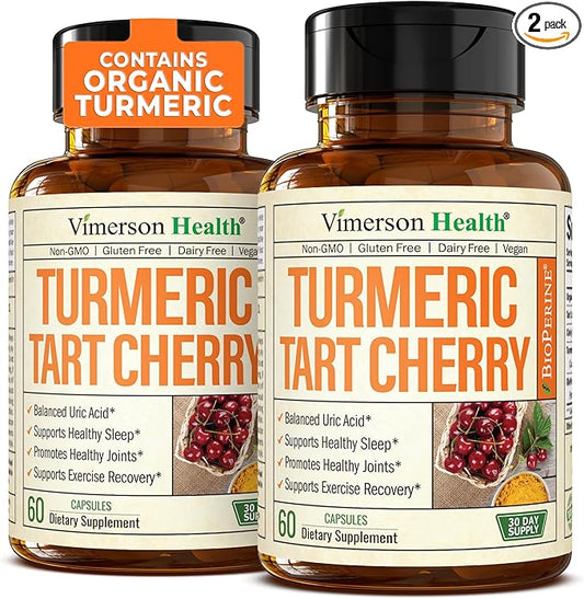 Turmeric Curcumin & Tart Cherry Extract 2 Pack