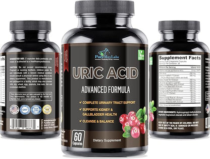 Uric Acid Advanced Formula – Kidney, 60 Capsules