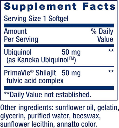 Life Extension Super Ubiquinol CoQ10 50 mg, 100 softgels