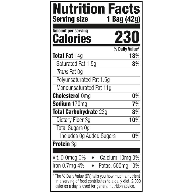 Kettle Brand Potato Chips, Sea Salt Kettle Chips, Snack Bag 1.5 Oz (Pack of 24)