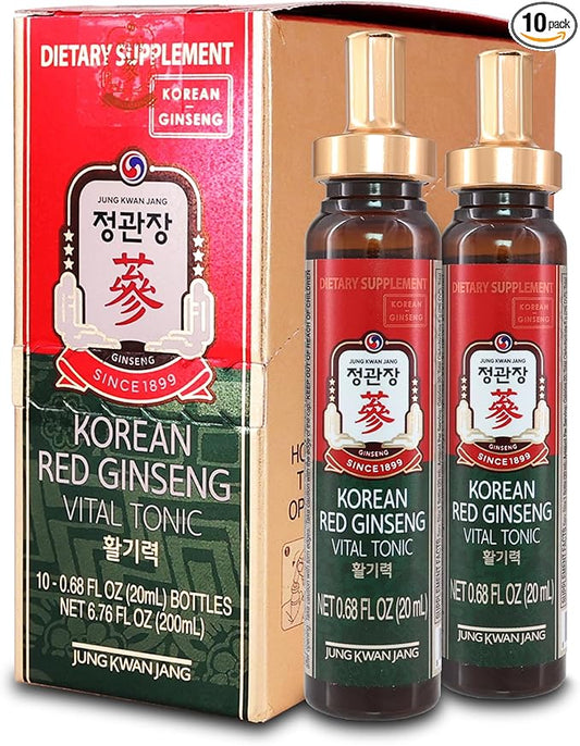 JungKwanJang Vital Tonic Korean Red Ginseng, 10 Count