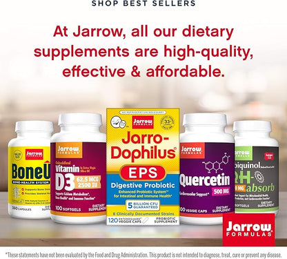 Jarrow Formulas Glucosamine + Chondroitin + MSM 240 Capsules, 2 - 120 Total