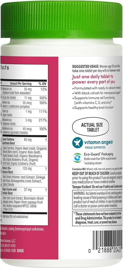 Rainbow Light Multivitamin for Women 50+, 50+ Multivitamin 150 Tablets