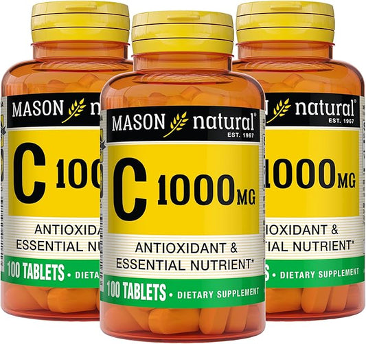 MASON NATURAL Vitamin C 1,000 mg 100 Tablets 3)
