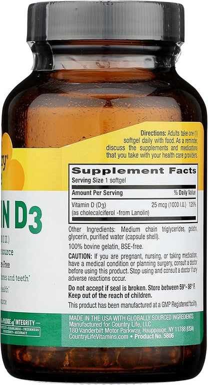 Vitamin D3 1000IU