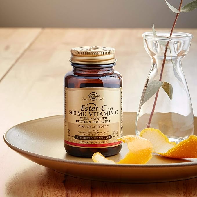 Solgar Ester-C Plus 500 mg Vitamin 100 Vegetable 100 Servings