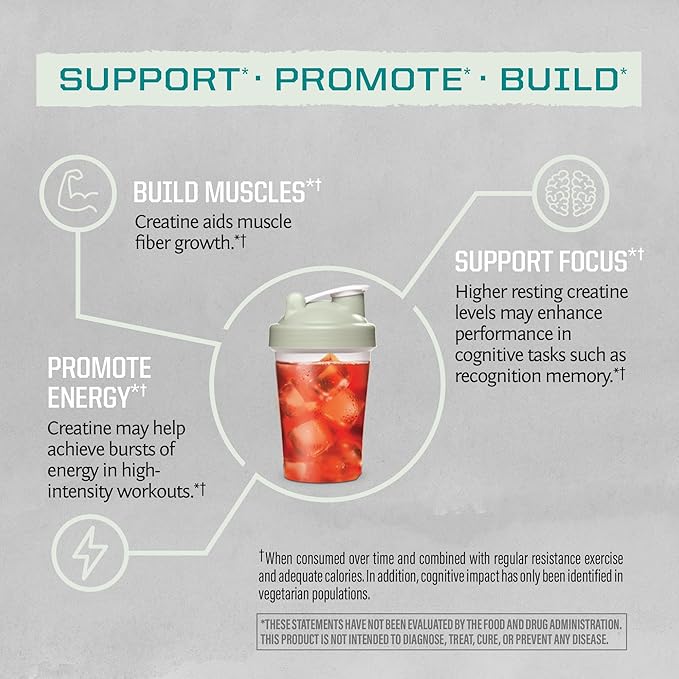 Creatine Monohydrate Powder Micronized PreWorkout Recovery Supplement (120 Servings)