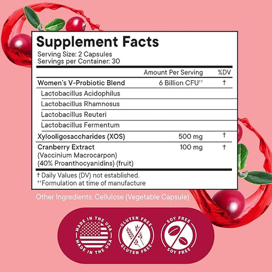 NEW AGE Vaginal Probiotics for Women 180 Capsules