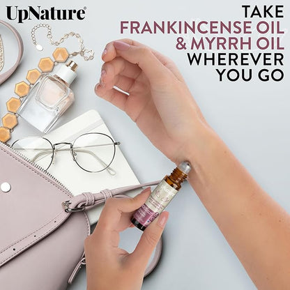 UpNature Frankincense Oil and Myrrh Oil 100% Natural