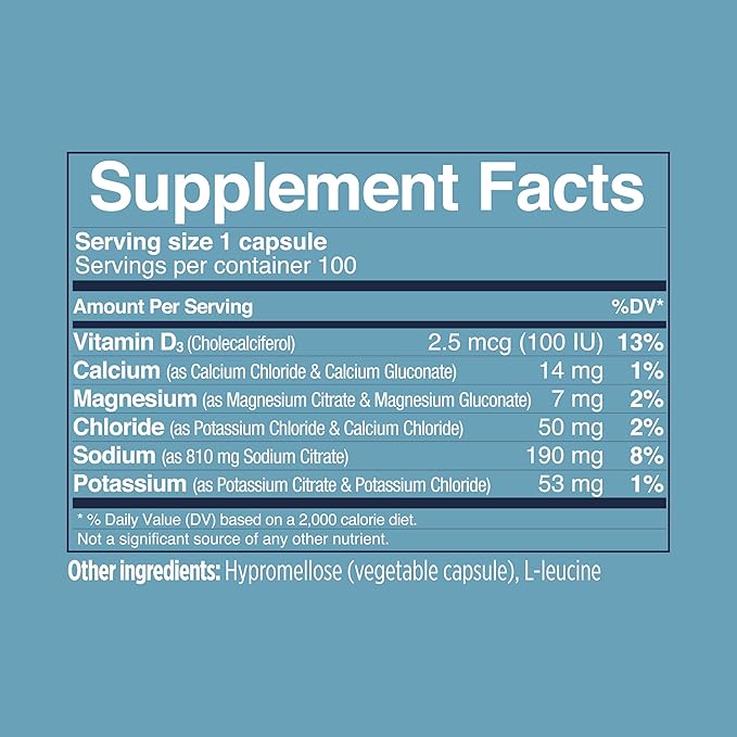 SaltStick Race Ready Electrolyte Capsules 100 Capsules