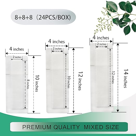 4X10, 4X12, 4X14 Inches Large Sterile 8PCS for QICHUANG(101214Mixed Size- C24)