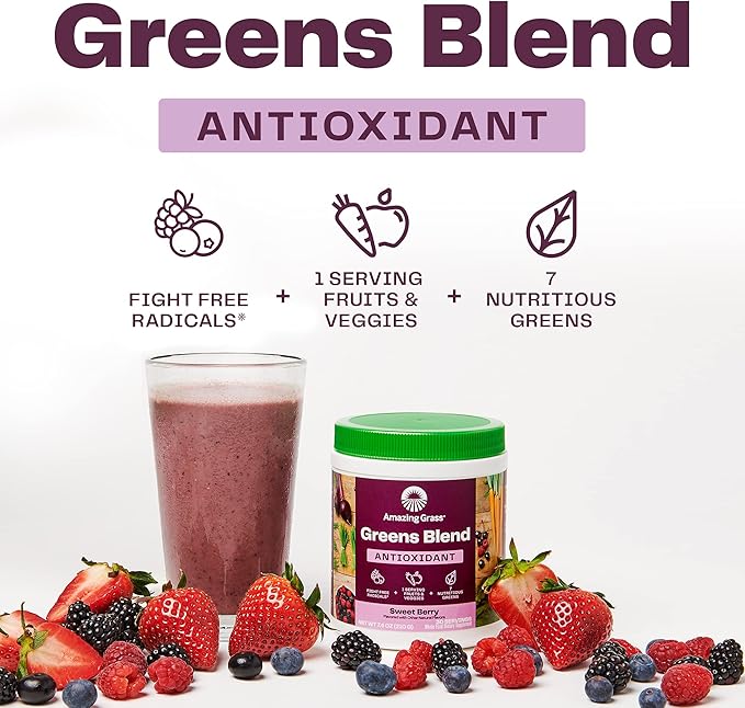 Amazing Grass Greens Superfood Antioxidant: Greens 100 Servings