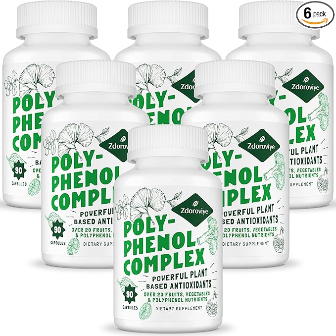 2250 MG Polyphenols Supplement Over 20 540 Capsules