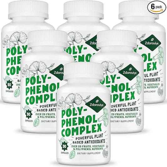 2250 MG Polyphenols Supplement Over 20 540 Capsules