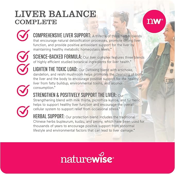 NatureWise Liver Detox Cleanse Supplement (30 (60 Veg